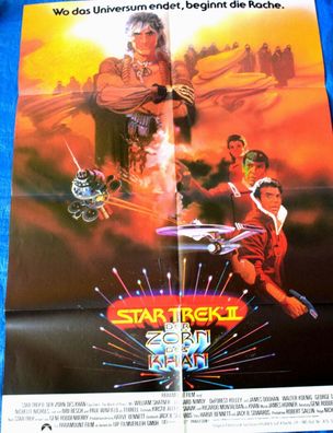 Star Trek II Der Zorn des Khan Filmposter A 1 Original Kinoplakat 60/84