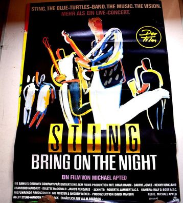 Sting Bring on the Night Der Film Filmposter A 1 Original Kinoplakat 60/84