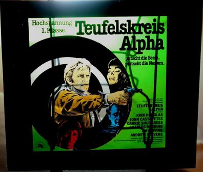 Teufelskreis Alpha Kirk Douglas Original Kino-Dia / Film-Dia / Diacolor /