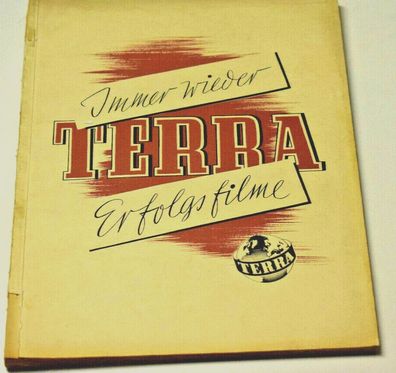 TERRA Verleihkatalog mit Inhaltsverzeichnis der Verleih-produktion von 1941