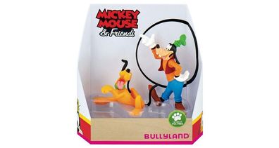 Pluto und Goofy Spielfigurenset, Walt Disney Geschenkset Bullyland 15085