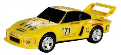 Cartronic Speed-Car Fahrzeuge Porsche Turbo 935 No. 71 gelb/ yellow Automodell