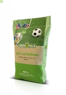 Greenfield Sport- &amp; Spielrasen 10 kg Kunststoffsack