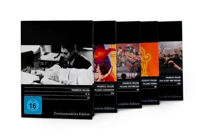 Federico Fellini Paket - Zweitausendeins Edition - (DVD Video / Thriller)