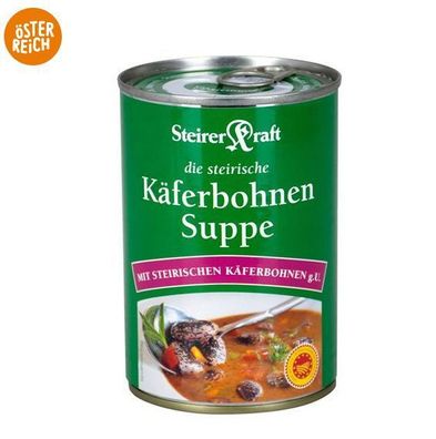 Steirische Käferbohnen Suppe würzig Österreich 4 Varianten/ Stückzahlen Vegan