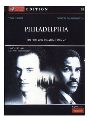 Philadelphia mit Denzel Wahington und Tom Hanks - FOCUS-Edition - NEU & OVP