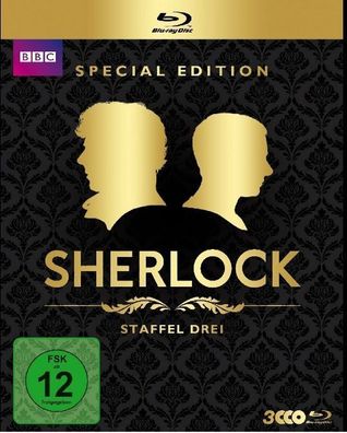 Sherlock Holmes Staffel 3 Limited Edition BLU-RAY BOX Benedict Cumberbatch NEU