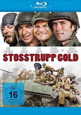 Stoßtrupp Gold Blu-ray NEU/ OVP Kriegskomödie mit Clint Eastwood, Telly Savalas
