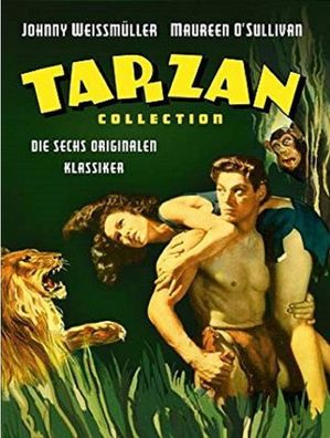 Tarzan Collection 6 Filme mit Johnny Weissmüller Maureen O'Sullivan OVP/ DVD/ NEU