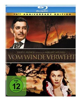 Vom Winde verweht mit Vivien Leigh, Clark Gable, Blu-ray/ NEU/ OVP