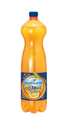 San Benedetto Orange Soda - Kohlensäurehaltiges Erfrischungsgetränk 1,5L