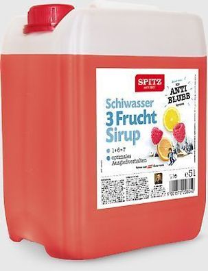 Schiwasser - Drei Frucht Sirup - 5l Liter Kanister Sirup - Varianten