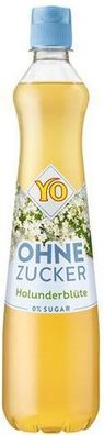 Yo Sirup Holunderblüte ohne Zucker, je 700 ml - 3 Varianten Vegan