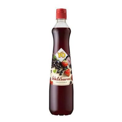 Yo Sirup Waldbeeren Aroniabeere Schwarze Ribisel 700ml 3 Stückzahlen