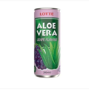 Softdrink Lotte Aloe Vera Drink Traube Getränk 240ml Vegan 3 Varianten