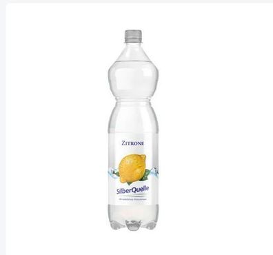 Zitronen Limonade Erfrischungsgetränk Mineralwasser Silberquelle 1,5L