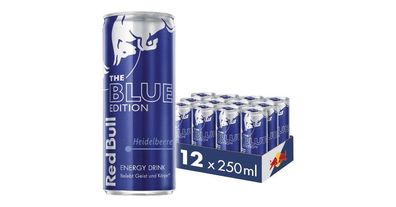 Red Bull Heidelbeere Energy Drink Blue Edition 250ml 1 bis 24 Stck