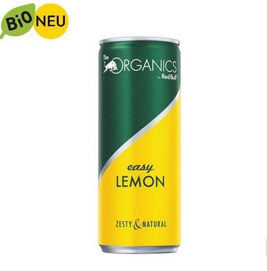 Red Bull Organics easy Lemon Bio 250ml 12 oder 24 Dosen