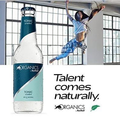 Red Bull Organics Tonic Water, Bio Getränke Varianten 6-24 Glasflaschen