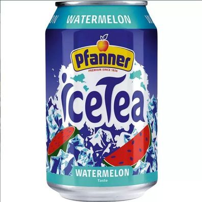 Pfanner Eistee Wassermelone Vegan 24 x 0.33l Österreichische Qualität