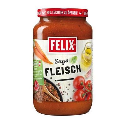 Sugo/ Tomatensauce mit Fleisch gluten-und laktosefrei Felix 360g - 3 Varianten