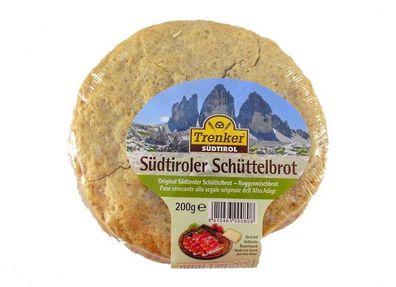 Südtiroler Schüttelbrot Roggen Original, 200g Trenker Südtirol 3 Varianten