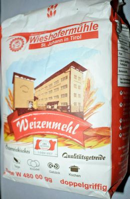 Wieshofer - Weizenmehl TYPE W 480 00 aus Österreich - 1000g genfrei -