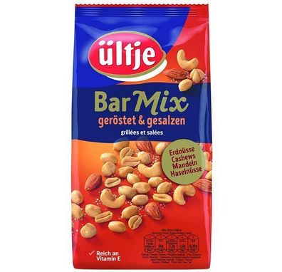 Ültje Bar Mix geröstet & gesalzen - 1kg Mix aus Erdnusskerne und Nusskernen