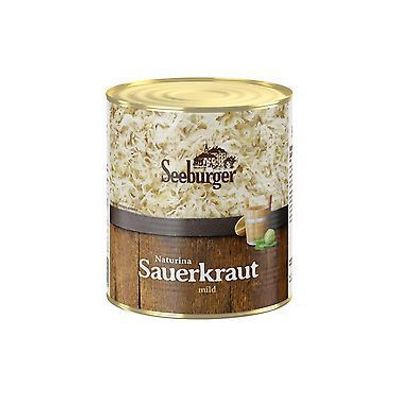 Sauerkraut 800 g Vegan, Laktosefr Seeburger Naturina - 4 Varianten/ Stückzahlen