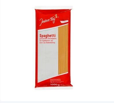 Spaghetti mit Eigelbpulver Teigwaren Nudeln Jeden Tag 1kg