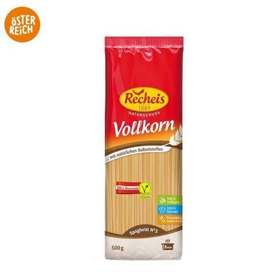 Spaghetti N 5 Vollkorn von Recheis Teigwaren Nudeln Österreichisch Qualität 500g