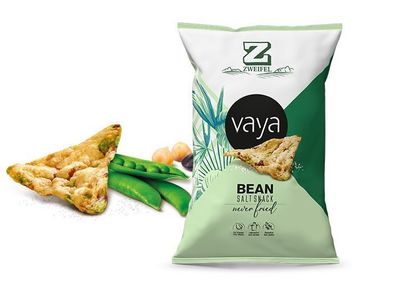 Vaya Bean Salt Snack Vegan, Gluten und Laktosefrei 75 Gramm Beutel 5 Stückzahlen