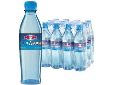 Red Bull Mineralwasser Vollmond Abfüllung LUN AQUA Flasche 0,33l x 12 Flaschen