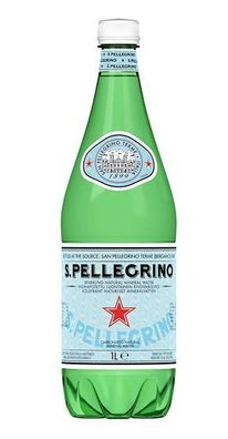 San Pellegrino Natürliches Mineralwasser mit Kohlensäure , 1 l - 3 Varianten