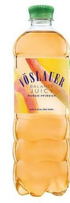 Vöslauer Balance Juicy Pfirsich-Mango-Geschmack 750ml Mineralwasser Vegan