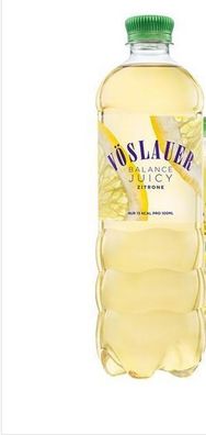Vöslauer Balance Juicy Zitronen-Geschmack 750ml Mineralwasser Vegan