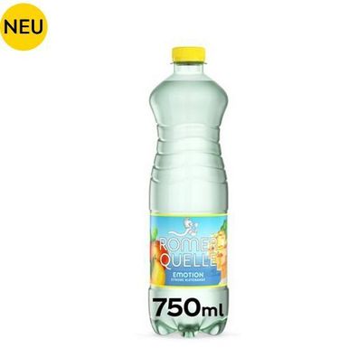 Zitrone Blutorange Mineralwasser Getränk Römerquelle Emotion Vegan 750ml 4 Stückzahl