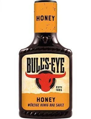 BULLS EYE "Honey" Würzige Honig BBQ Sauce Grillsauce 300ml - Varianten 1-6 Stck