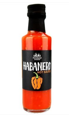 Chili Habanero Hot-Sauce Schärfegrad 9/12 3 Stückzahlen 110g/100ml