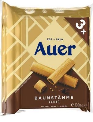 Auer Baumstämme Kakao 300gr Österreichische Waffeln 3er Set je 100g Varia
