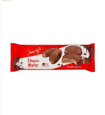 Choco Wafer Waffel mit 32% Kakaocremefüllung und Milchschoko 144g - 3 Varianten