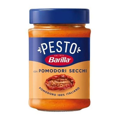 Barilla- Pesto Pomodori Secchi - Pesto mit Tomaten 200g - 3 Varianten Vegetraisc