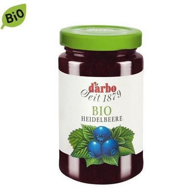Darbo Bio Heidelbeere Fruchtaufstrich, Marmelade, Konfitüre 260g - 3 Varianten
