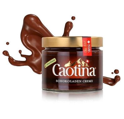 Caotina Schokoladen Creme Brotaufstrich - Schoko-Creme Ohne Palmöl-3 Varianten