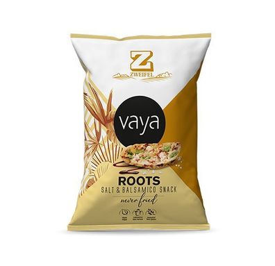 Chips Salt & Balsamico Snack Vegan Vaya Roots 75 Gramm Beutel 5 Varianten