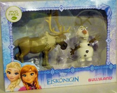 Bullyland 13042 - Mini Olaf und Sven Sammelfiguren Frozen / Die Eiskönigin