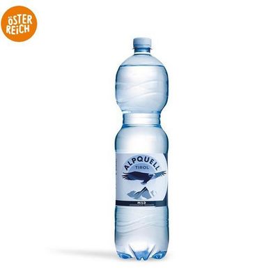 Alpquell Mineralwasser Mild 1,0L - Mineralwasser aus Tirol - 3 Varianten