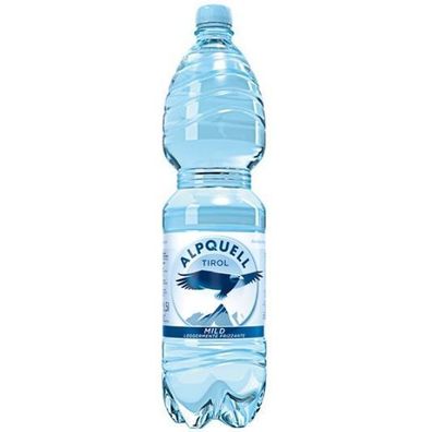 Alpquell Mineralwasser Mild 1,5L - Mineralwasser aus Tirol - 3 Varianten