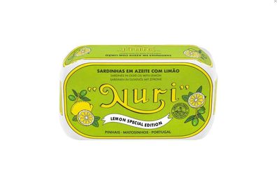 Nuri Sardinen in Olivenöl Lemon Special Edition - 125g - 4 Stückzahlen
