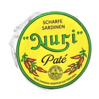 Nuri Sardinen Paté scharf gewürzt mit Piri-Piri 65g - 4 Stückzahlen